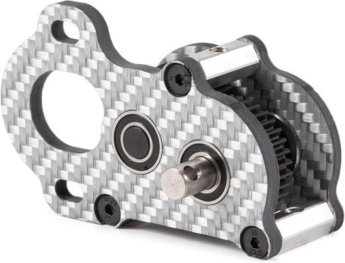 29G Ultra Light Portal Transmission 48p Carbon Tiny Gearbox مع Slidable Shim for Axial Capra F9 AR45 Vanquish F10 Portal Axle (Black) in Kuwait