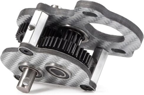 29G Ultra Light Portal Transmission 48p Carbon Tiny Gearbox مع Slidable Shim for Axial Capra F9 AR45 Vanquish F10 Portal Axle (Black) in Kuwait