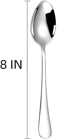 Custom Personalized Engraved Stainless Steel Flatware Cutlery Set, Dinnerware Set, Mirror Polished, For Home, Kitchen, Restaurant, Hotel, Anniversary, Birthday, Christmas Gifts (7) in Saudi Arabia