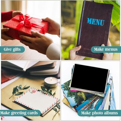 Book Binding Cloth Kit, Includes 12''x16'' Bookcover Cloth Fabric 24 Decorative Corners 3 Iron on Vinyl Sheets Bone Folder Tools, Backing Paper,for Old Book DIY Craft Supplies(Vintage Series) in Saudi Arabia