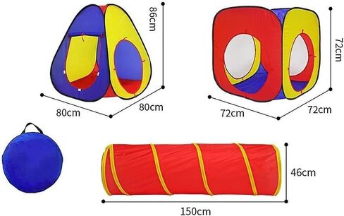 نفق وملفات الكرة الحفر مع 50 كرة لكلبك أو خنزير أو حيوان أليف صغير آخر in Kuwait