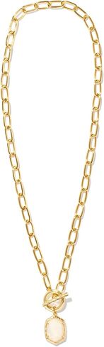Kendra Scott Womens Daphne Link And Chain Necklace Gold Ivory Mother Of Pearl One size in Saudi Arabia