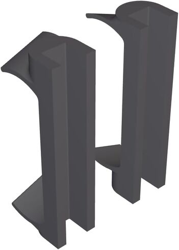 Trofast Adapter for STOKKE Tripp Trapp High Chairs - Compatible with Plastic Trofast Basket - Set of 2 - Food Grade PLA (Black) in Saudi Arabia