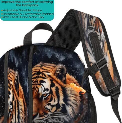 Horse 3d Travel Laptop Backpack for Women Men Bookbag Casual Daypack Fits 15.6 Inch Laptop in Kuwait