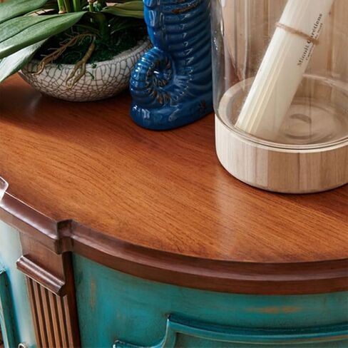 Sideboard Cabinet Home Retro Porch Cabinet Painted Foyer Entrance Board Wood Dining Side Decoration Storage Cabinet Sideboard Cabinet with Drawers in Saudi Arabia