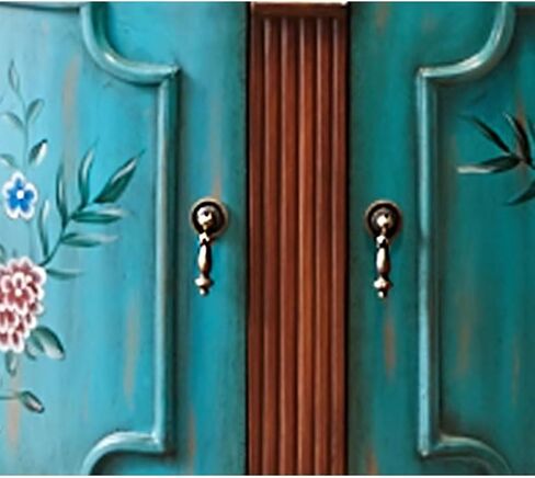 Sideboard Cabinet Home Retro Porch Cabinet Painted Foyer Entrance Board Wood Dining Side Decoration Storage Cabinet Sideboard Cabinet with Drawers in Saudi Arabia