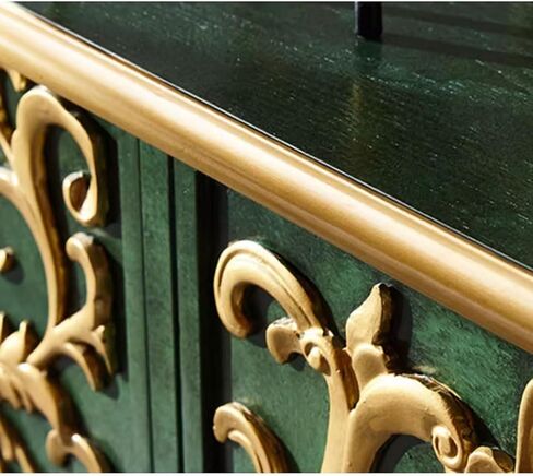 Sideboard Cabinet Nordic Entrance Cabinet Light Luxury Board Wood Entrance Storage Cabinet Kitchen Storage Cabinet Dining Sideboard Sideboard Cabinet with Drawers(S:155X40X91CM) in Saudi Arabia