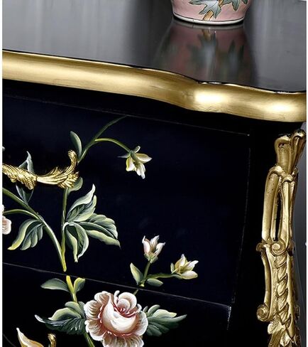 Sideboard Cabinet Classical Foyer Entrance Cabinet Two-Drawer Cabinet Painted Storage Cabinet Sideboard Decorative Cabinet Storage Cabinet Sideboard Cabinet with Drawers in Saudi Arabia