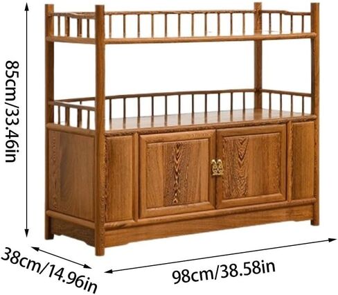 Sideboard Cabinet Solid Wood Sideboard Storage Cabinet with Door and Shelf Kitchen Food Storage Cabinet Suitable for Dining Room, Living Room and More Sideboard Cabinet with Drawers(A) in Saudi Arabia