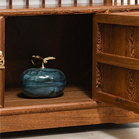 Sideboard Cabinet Solid Wood Sideboard Storage Cabinet with Door and Shelf Kitchen Food Storage Cabinet Suitable for Dining Room, Living Room and More Sideboard Cabinet with Drawers(A) in Saudi Arabia