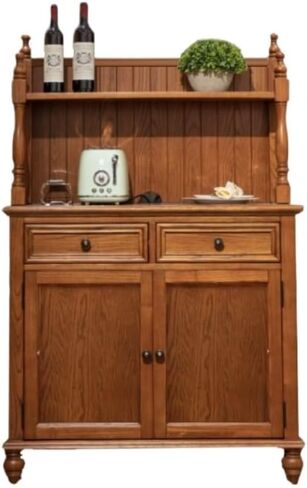 Sideboard Cabinet Buffet Cabinet with Storage Cabinet Kitchen Sideboard Solid Wood Sideboard Living Room Cabinet Suitable for Dining Room, Living Room, Etc. Sideboard Cabinet with Drawers(B) in Saudi Arabia