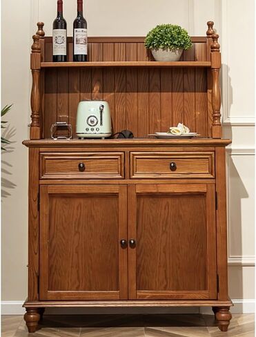 Sideboard Cabinet Buffet Cabinet with Storage Cabinet Kitchen Sideboard Solid Wood Sideboard Living Room Cabinet Suitable for Dining Room, Living Room, Etc. Sideboard Cabinet with Drawers(B) in Saudi Arabia