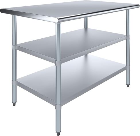 طاولة عمل من الفولاذ المقاوم للصدأ مع سعة ثانية (14x36) in Kuwait