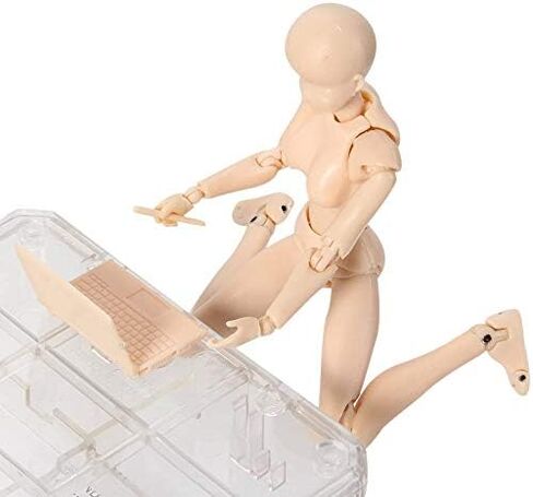 AXITWXIT ACTION يرقص الجسم DX و Body-Chan DX PVC نموذج الرسم لـ S H Figuarts مع صندوق للفنانين (لون البشرة ، ذكر) in Kuwait