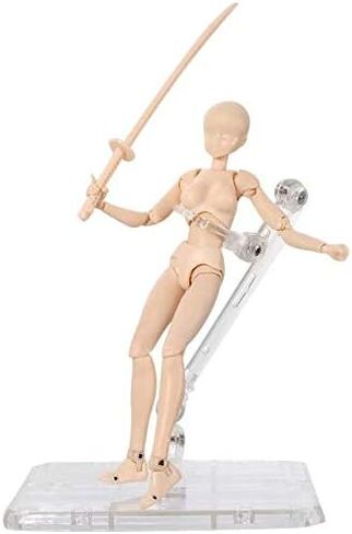 AXITWXIT ACTION يرقص الجسم DX و Body-Chan DX PVC نموذج الرسم لـ S H Figuarts مع صندوق للفنانين (لون البشرة ، ذكر) in Kuwait