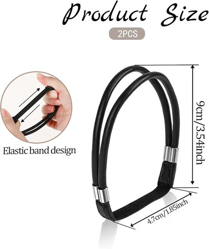 1 Pair Womens Shoe Straps Belt Clear Detachable Replacement Ankle Straps for Heels Elastic High Heels Shoe Straps Dual-Purpose Shoe Belt Band for Women Girls Holding Loose High Heels in Saudi Arabia