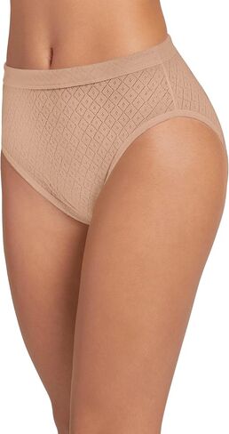 Jockey Women's Underwear Elance Breathe French Cut - 3 Pack, Flowing Fine/Frothy Blue/Navy, 10 in Saudi Arabia