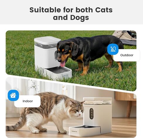 Garnder PET أوتوماتيكية الكلب موزع مياه الجاذبية الجاذبية مع وعاء الفولاذ المقاوم للصدأ موزع المياه 8.5L السعة كبيرة تغذية المياه للكلاب الحيوانات الأليفة ، خالية من الضوضاء خالية من BPA (أسود ، 8.5 لتر) in Kuwait