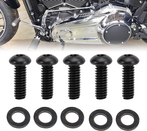 Tigersagte Derby Cover Hardware Hardware Kit لعام 2008 ، Trike & Trike & 2006-2017 Dyna ، 2008-2018 Softail (ما عدا الانزلاق الرياضي) ، Chrome in Saudi Arabia