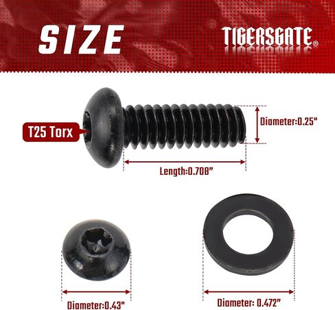Tigersagte Derby Cover Hardware Hardware Kit لعام 2008 ، Trike & Trike & 2006-2017 Dyna ، 2008-2018 Softail (ما عدا الانزلاق الرياضي) ، Chrome in Saudi Arabia