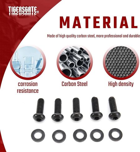 Tigersagte Derby Cover Hardware Hardware Kit لعام 2008 ، Trike & Trike & 2006-2017 Dyna ، 2008-2018 Softail (ما عدا الانزلاق الرياضي) ، Chrome in Saudi Arabia