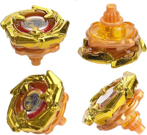 Gyro X Battle Blade Set, 6 Right Spinning Tops and 2 X Launhcers, Great Starter Gyro Pack for Boys Toys Kids Birthday Toy 6+ in Kuwait