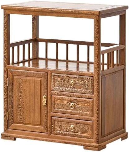 Sideboard Cabinet Chinese Restaurant Sideboard, Household Tea Cabinet, Small Cabinet with Drawers Suitable for Kitchen, Living Room, Etc. Sideboard Cabinet with Drawers in Saudi Arabia