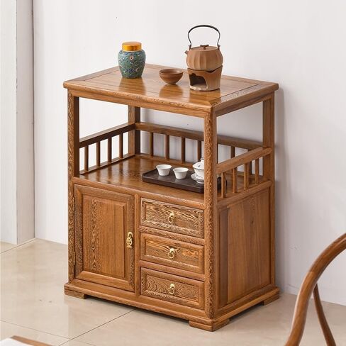 Sideboard Cabinet Chinese Restaurant Sideboard, Household Tea Cabinet, Small Cabinet with Drawers Suitable for Kitchen, Living Room, Etc. Sideboard Cabinet with Drawers in Saudi Arabia