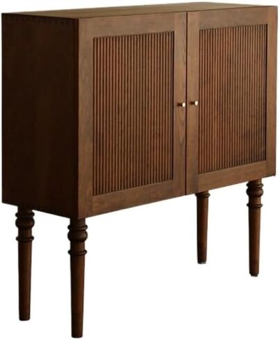 Sideboard Cabinet Wooden Buffet Cabinet Solid Wood Sideboard Living Room Decorative Cabinet Suitable for Kitchen, Dining Room, Etc. Sideboard Cabinet with Drawers in Saudi Arabia