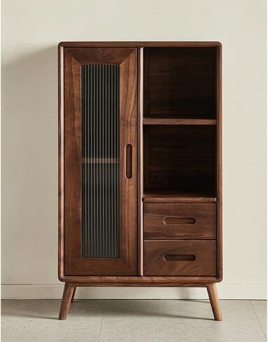 Sideboard Cabinet Black Walnut Buffet Cabinet Wooden Sideboard Living Room Cabinet Dining Room Furniture Cabinet with Door Sideboard Cabinet with Drawers in Saudi Arabia