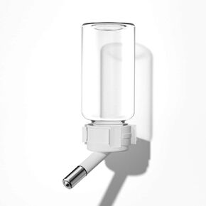 Dual Ball-Bearing Leak-Proof Water Bottle (4.06oz) - Ideal for Small Rodents (Hamsters and Mice, ≤250g) | Watch Actual Cage Use Video Inside