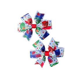Super Hero Cartoon Inspired Bows (2) included by Inspired Bows