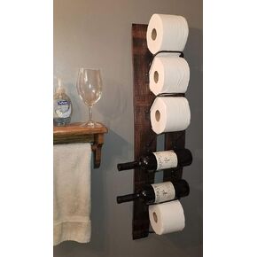 Wine Rack - 6 Bottle Wine Stave Rack