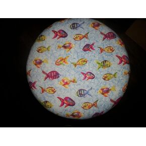 Tropical Gold Fish Sea Water Ocean Kitchen Bar Stool Seat Slip Cover