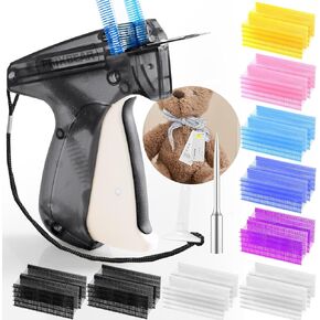Stronge Steel Needle Tagging Gun for Clothing, Price Tag Attacher Gun with 1100pcs Colorful Fasteners 2 inch for Manufacturers, Retailers, Consignment, Yard Sales, Garage Sales