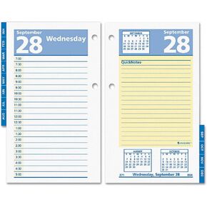 At-A-Glance QuickNotes Daily Desk Calendar Refills (AAGE51750)