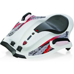 Rollplay Nighthawk NexGen Electric Ride On Toy for Ages 6 & Up with High Power 24V Lithium Ion Battery, Side Handlebars for Steering, and a Top Speed of 6.5 MPH, White