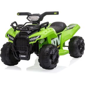 Kids Ride on ATV, 6V Battery Powered Kids Electric Vehicle, 4 Wheeler Quad w/Headlights, MP3, USB, Volume Control, Large Seat, Electric Ride on Toys Best Gifts for 18-36 Months Boys Girls Girls (Pink) in Kuwait