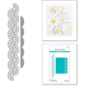 Spellbinders Eyelet Scallop Border Etched Dies, Metal