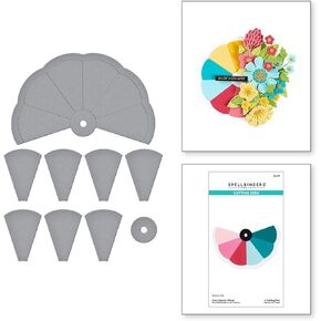 Spellbinders Color Swatch Wheel Etched Dies, Metal