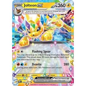 Pokemon - Jolteon 030/131 – Prismatic Evolutions – Double Rare – Foil Single Card