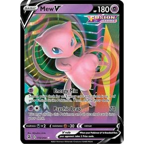Mew V - 113/264 - Ultra Rare - Sword & Shield - Fusion Strike