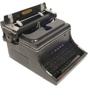 Old Modern Handicrafts 1945 Triumph German Typewriter Handmade Metal - Non-Functional Typewriter Display Model Only