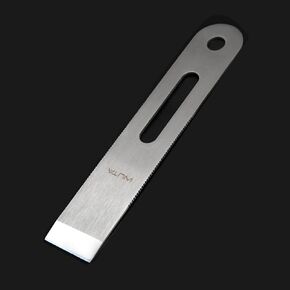 WUTA Skiving Knife Leather Thinning Knife 420B Martensitic Stainless Steel Leathercraft Skivers Craft Cutting Sharp Tools, Round/Flat/Slanted Blade, Right/Left Handed
