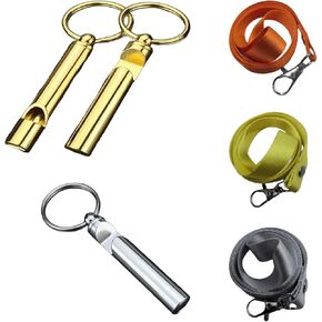 3-Pack Gentle 85dB Dog Whistles - Pea-Free for Indoor Training, Anxiety-Prone Pups & Built-in Bottle Opener & Keychain, Multi-Dog Household Solution