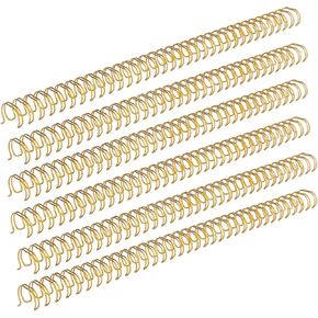 34 Loop 3:1 12.7mm Double Loop Wire Binding 100 Sheets Capacity Iron, Nylon Wire Binding, Compatible with Most Wire Binding Systems, Suitable for Reports, Presentations and More