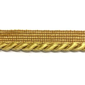 Large Twisted Cord w/Lip Piping Trimming - 6 Yards - Many Colors! (Antique Gold)