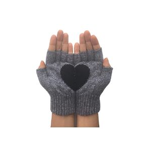 Fingerless Mittens Heart Gloves Woman Gift Valentines Christmas Heart Mittens Woman Gloves