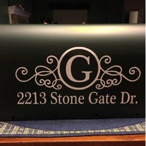 Personalized Mailbox Decal Custom Mailbox Decal Address Decal House number decal Mailbox Numbers Mailbox Monogram Mailbox Stickers