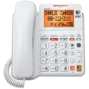Corded Answering System with Large Displ